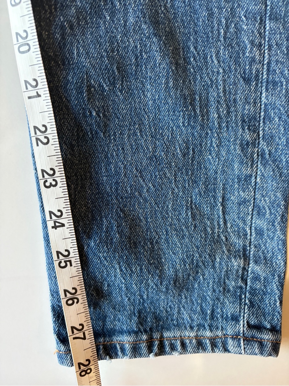 Madewell perfect vintage jeans medium wash denim women’s 24 waist 28 inseam - Picture 6 of 8